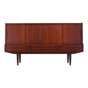 Enfilade en teck, design danois, années 1960, production : Danemark
