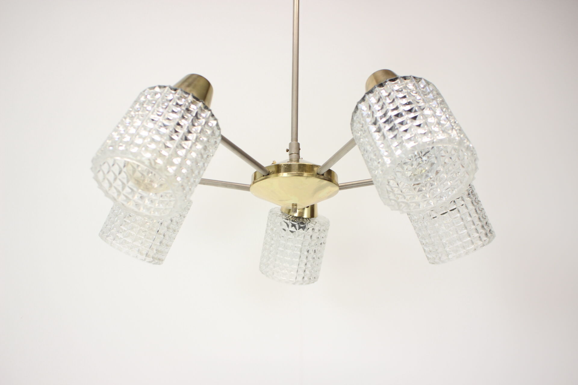 Mid-Century Chandelier / Kamenický Šenov, 1970's