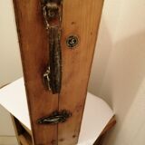 Wooden suitcase for old deco