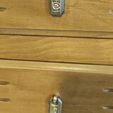 Art Deco style solid wood storage unit - mid 20th century