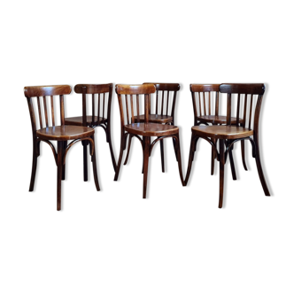Lot 6 bistro chairs 50s