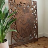 Miroir doré ancien XIXe Bois