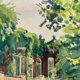 Vintage watercolor