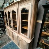 Library in natural solid cherry and ash