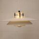 Vintage Laterna Danica Pendant Lamp: White & Black Danish Design