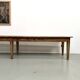 XXL farmhouse table 4 metres in solid pine - 6 legs - 1950s