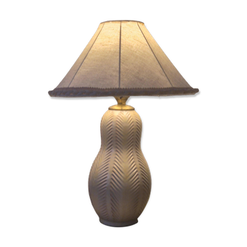 Lampe de table moderne suédoise avec base en céramique par Anna-Lisa Thomson, milieu des années 1900.
