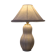 Modern Swedish table lamp with a ceramic base by Anna-Lisa Thomson, mid-1900s.