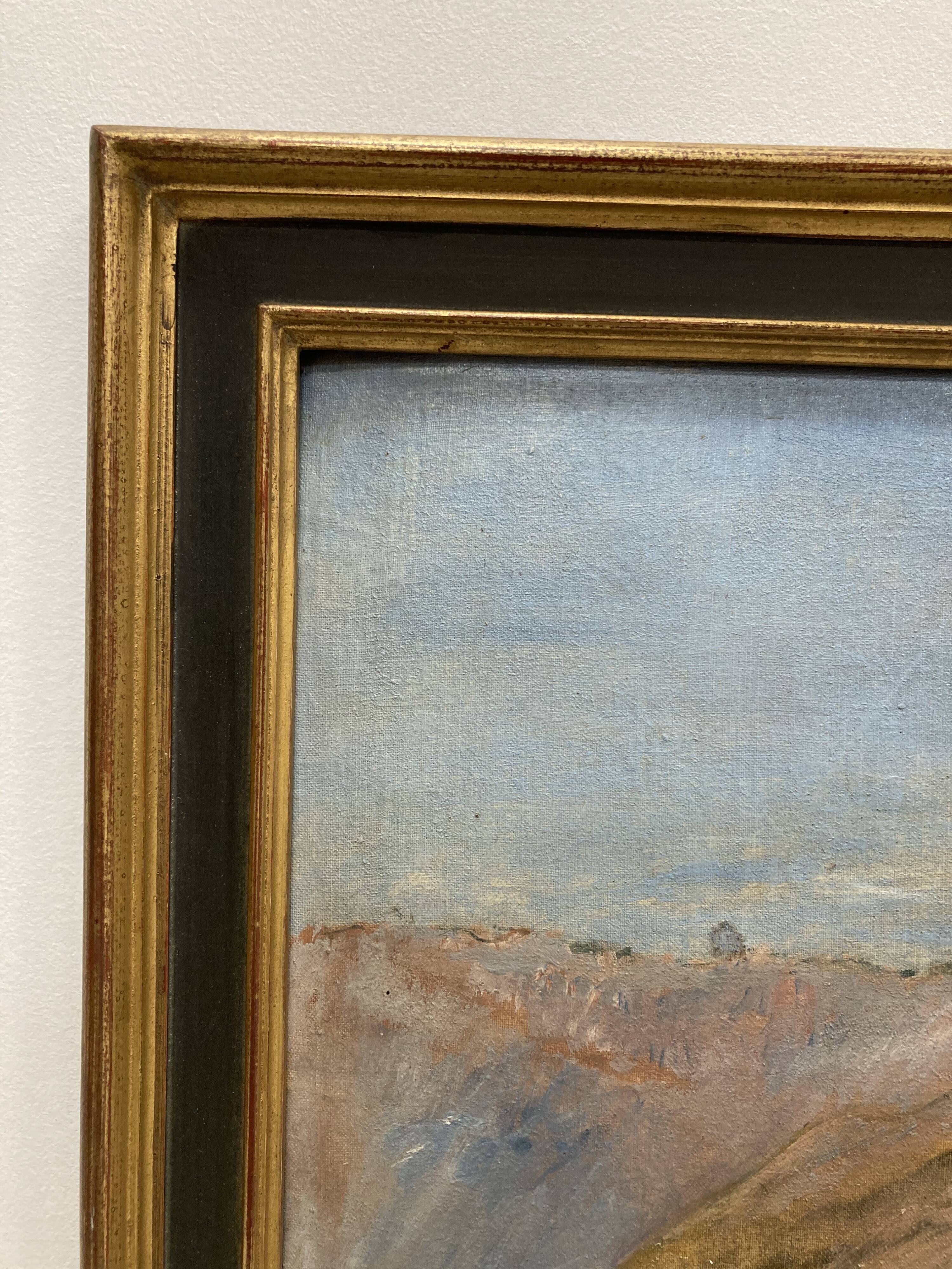 Vintage framed painting