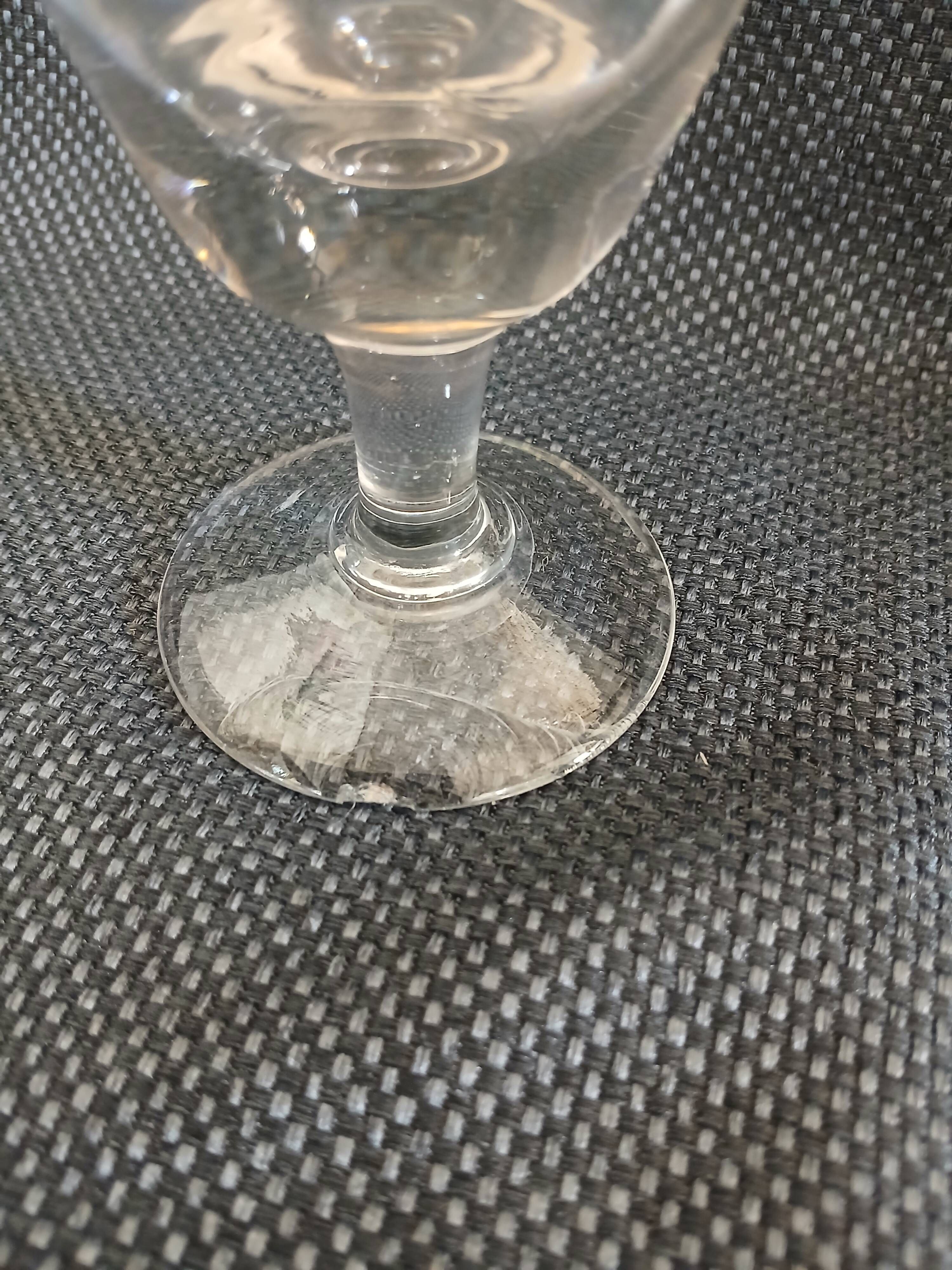 6 antique absinthe glasses