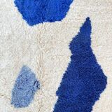 Tapis beni ouarain traditionnel fait à la main
