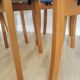 Set of 7 Vintage Calligaris Dining Chair: 1990s Italian Wooden Artek Style