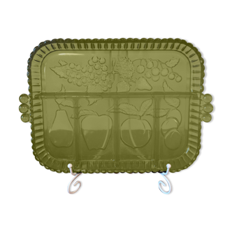 Elegant vintage glass top