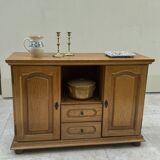 Low wooden storage unit L125