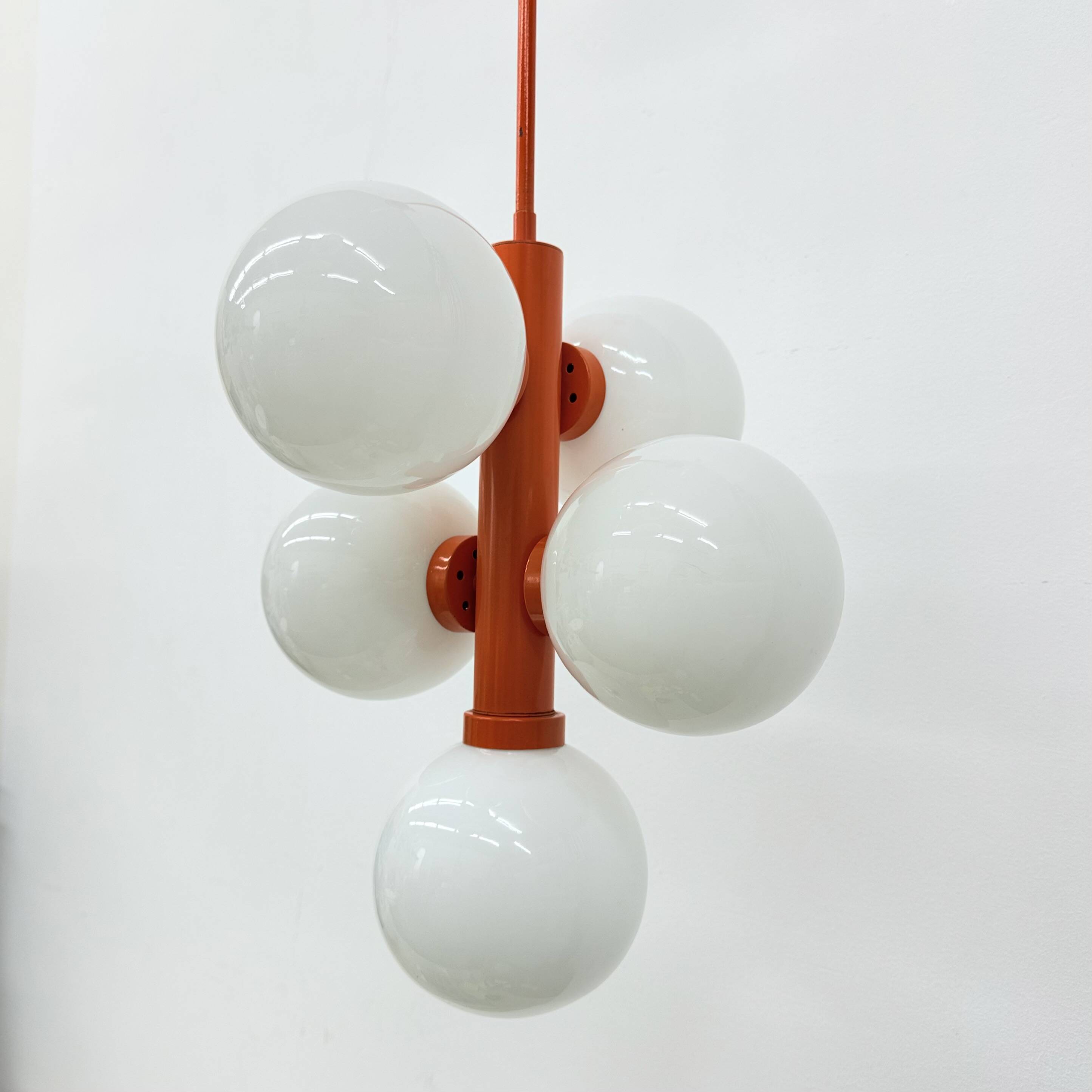 Mid-century atomic sputnik pendant lamp , 1970s