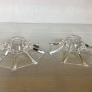 Pair of crystal candle holders RCR Italy
