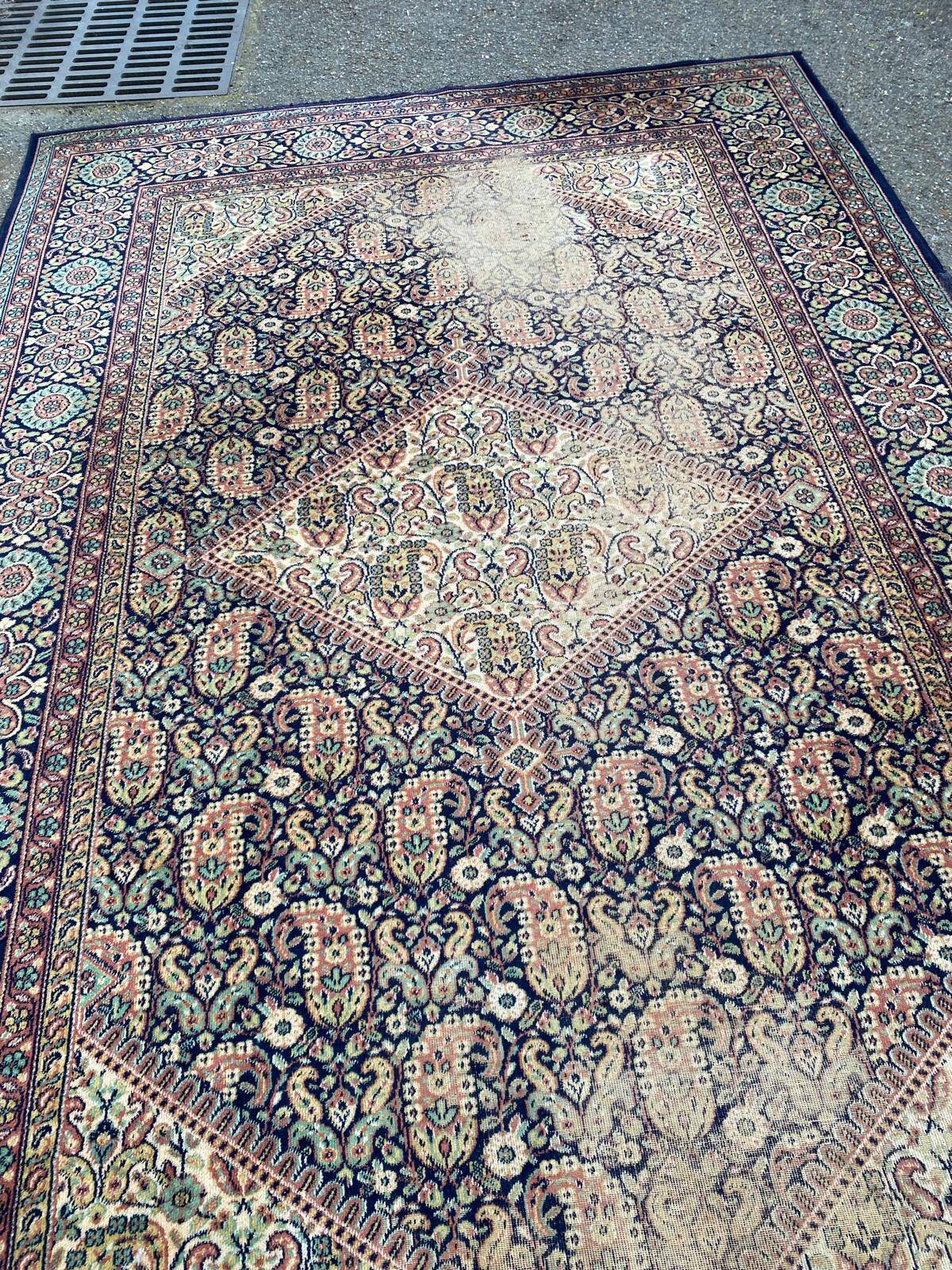 Tapis laine cachemire Inde 200x300cm