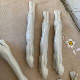 Set of 11 Art Deco zoomorphic knife holders