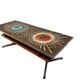 Vintage brown coffee table / belarti coffee table