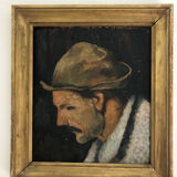 Portrait of a signed man