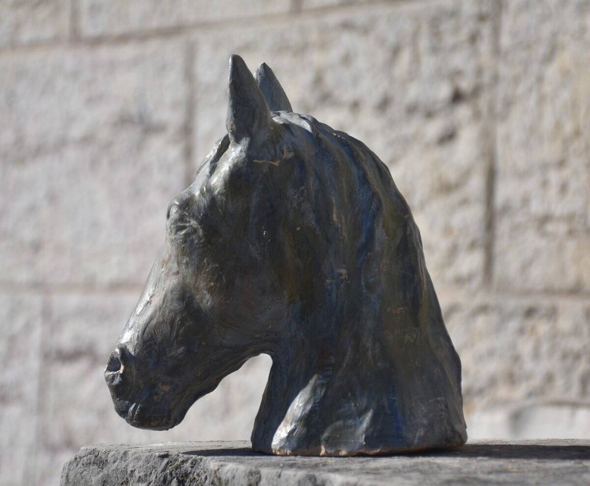 French school, Horse's head (circa 1940)