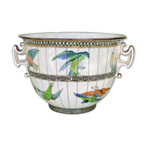 Ceramic pot cover decorations wigs cracks and lacks