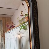 Black mirror Louis Philippe style, 104x79 cm