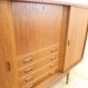 Teak highboard with doors and drawers, 1960s