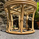 Tabouret en bambou années 50
