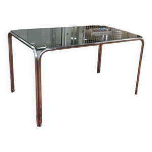 table à manger vintage - verre