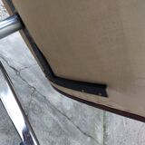 Rotating armchair in vintage skaî 1970