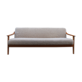 Daybed scandinave des années 60 bois et tissu