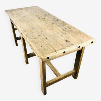 French old beech bakery table