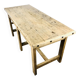 Table de boulangerie ancienne hêtre française