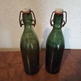 Two old beer bottles