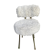 Chaise moumoute vintage