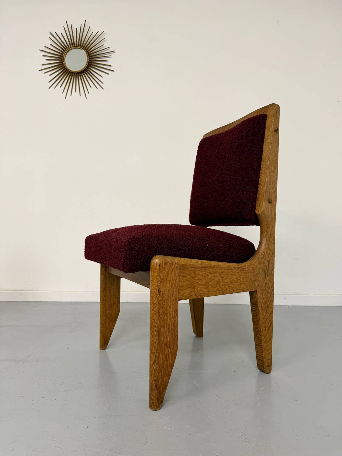Vintage Guillerme & Chambron designer armchair from the 1960s