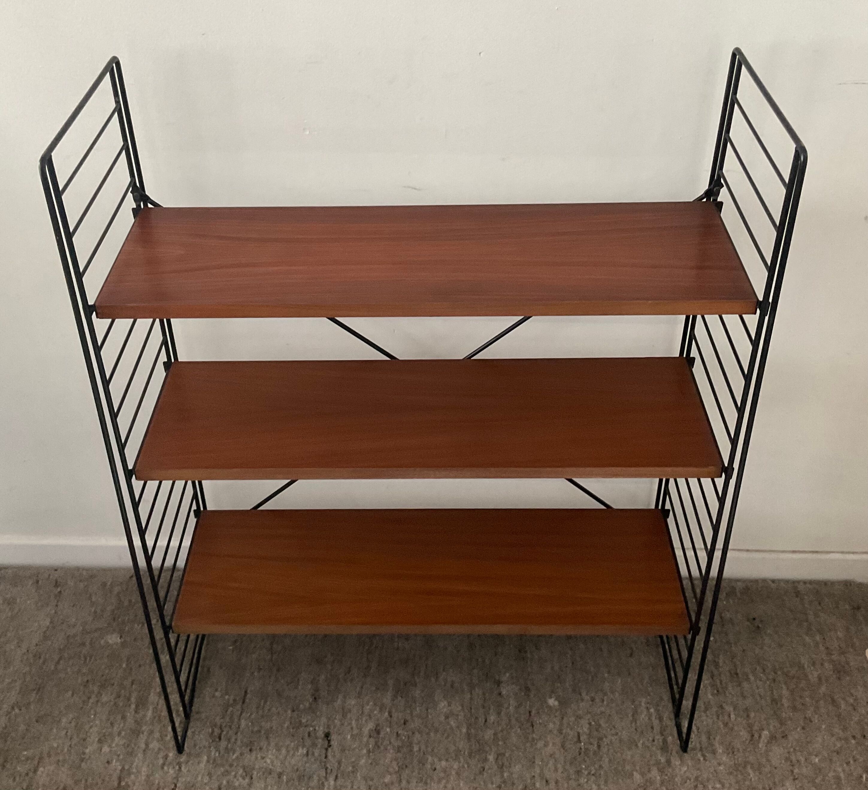 Tomado To.Decker shelf in teak and metal 50/60s