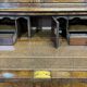 Victorian 19th-century walnut secretary bookcase with 8 doors.
