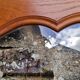 Pair of oak glazed doors