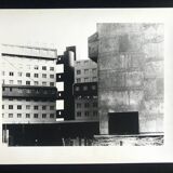 Rosine nusimovici, untitled (building), c 1980. black and white silver print
