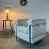 Armchair LC2 design Le Corbusier for Cassina