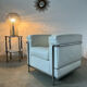 Armchair LC2 design Le Corbusier for Cassina
