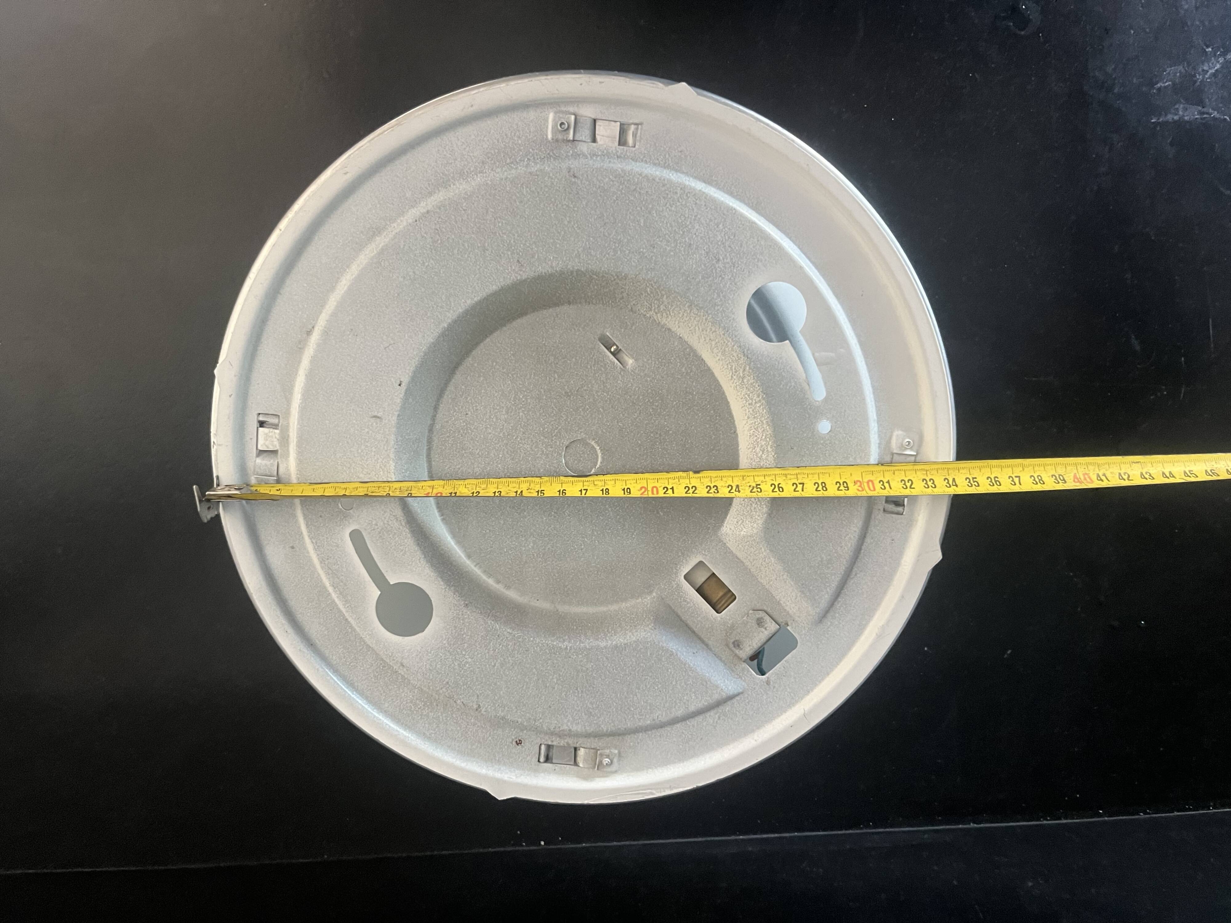 Holophane glass ceiling light