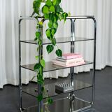 Chrome tubular shelf