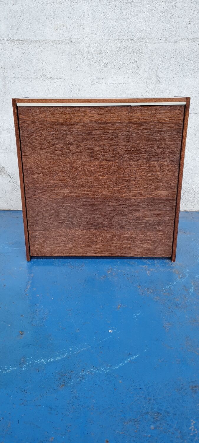 Vintage retractable folding table