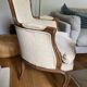 Louis XV style bergère armchairs