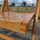 Set of 3 vintage folding chairs