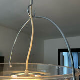 Vintage suspension in opaline and plexiglass