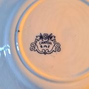 12 plates model "Canton" B and F